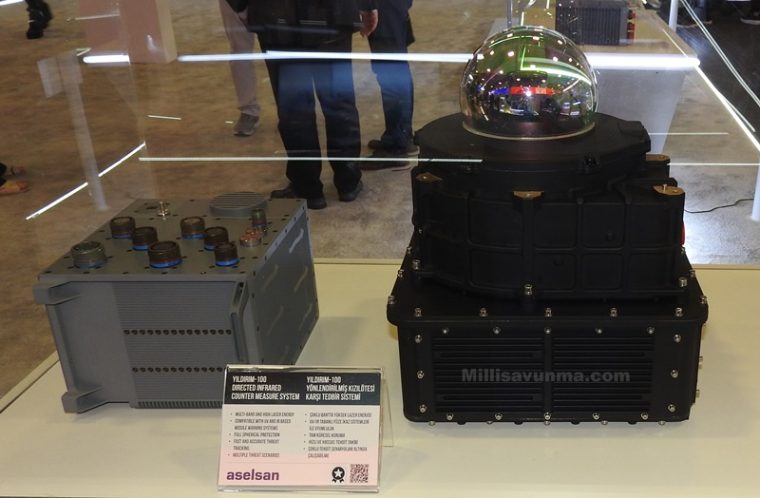 Dircm Sensor YILDIRIM-100 Yönlendirilmiş Kızılötesi Karşı Tedbir (DIRCM) Sistemi ...