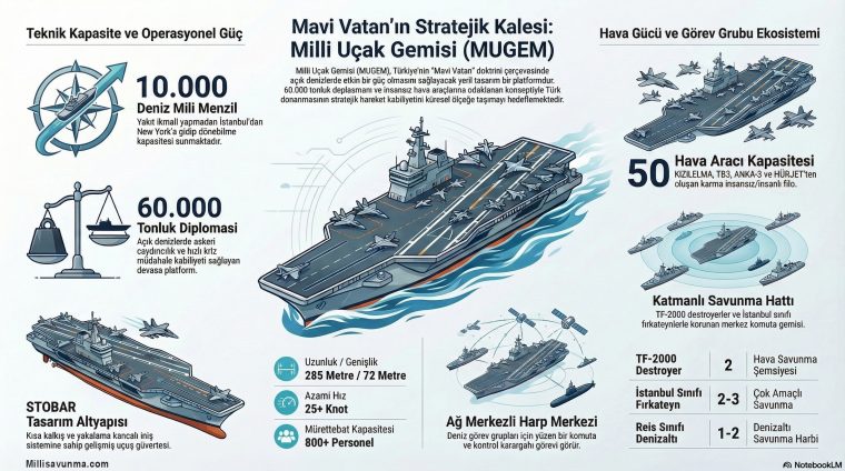 Milli Uçak Gemisi (MUGEM) İnfografik